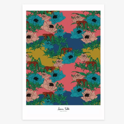 Affiche Paresse Grenadine 30x40 par la créatrice française Sonia Talbi.