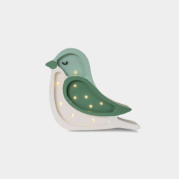 Mini Lampe veilleuse oiseau Pistachio Cream - Little Lights – Image 3