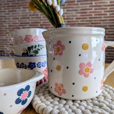 Pichet / Vase Seventies Rose - maison Roussot