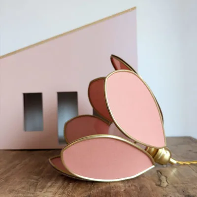 Baladeuse Fleur - Terracotta et doré - Silly & Billy