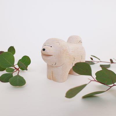 Chow chow - Figurine en bois Pole Pole - T-Lab