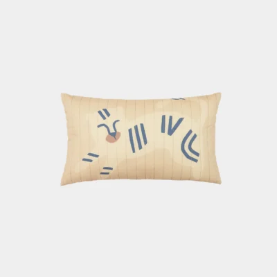 Image du Coussin matelassé Landscape Tigre bleu, petite taille - Nobodinoz.