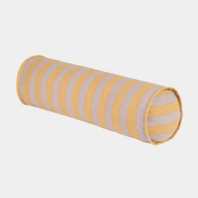 Coussin traversin Vibes - Lilac yellow stripes - Nobodinoz