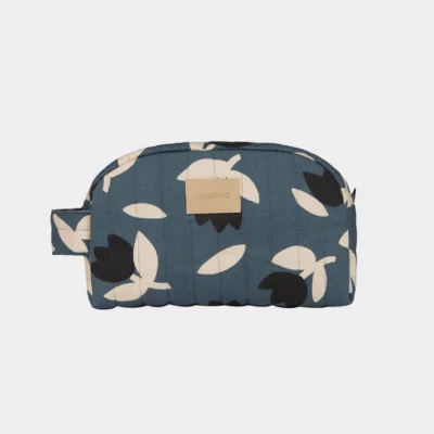 Trousse de toilette Hyde Park imperméable - imprimé Blue black tulips - Nobodinoz