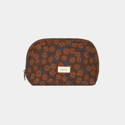 Trousse à maquillage Paris-Tokyo Maroon poppies - Nobodinoz