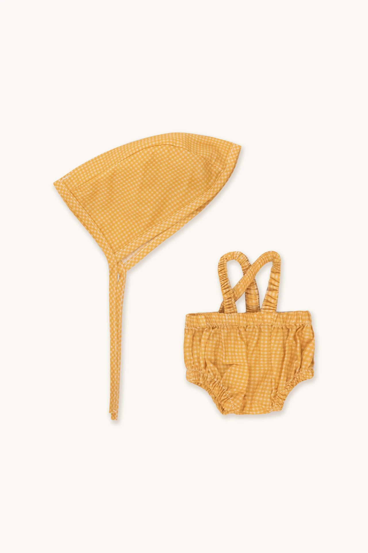Bloomer à bretelles & Chapeau Gommu Vichy - We are Gommu