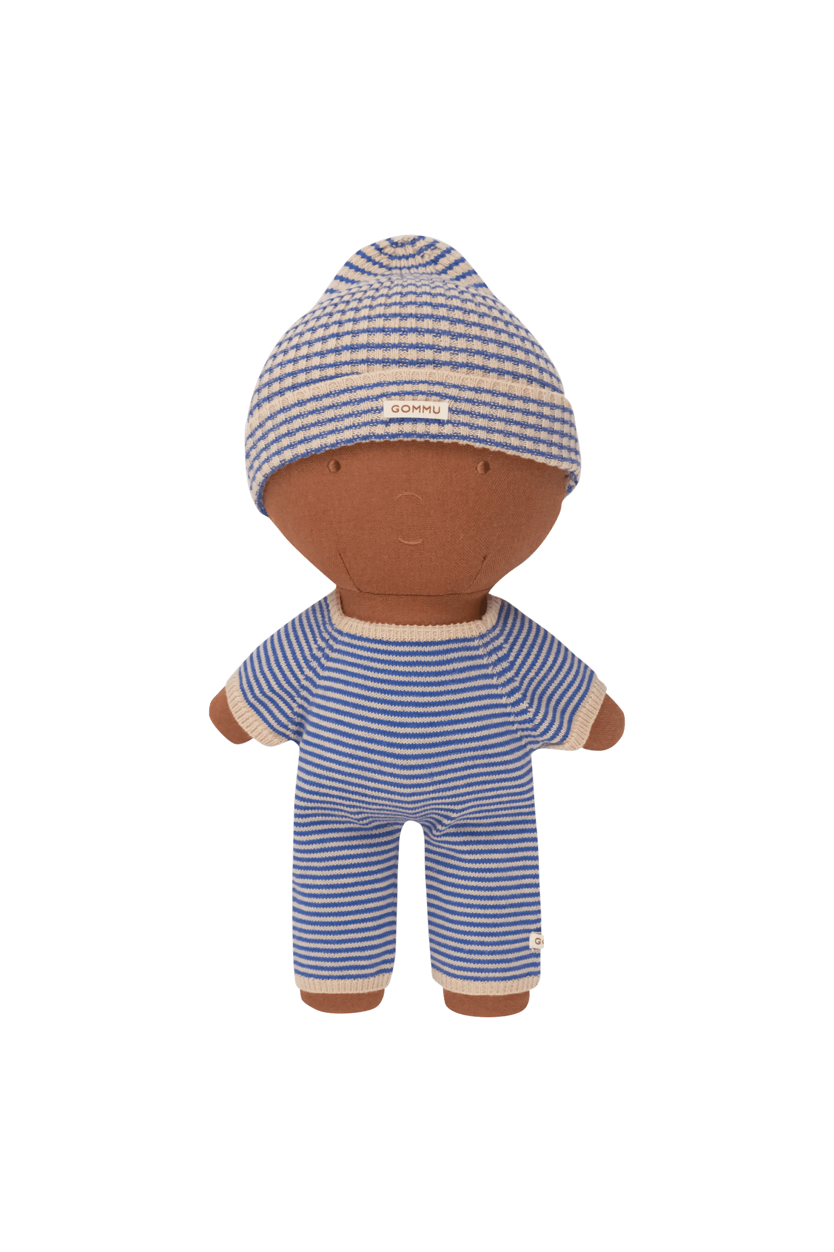 Combinaison longue à rayures Gommu Crème et Bleu - We are Gommu – Image 3