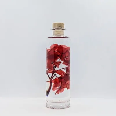 Fleur immergée Hortensia rouge passion (21 cm) - L'Herbarium de Théophile Berthon