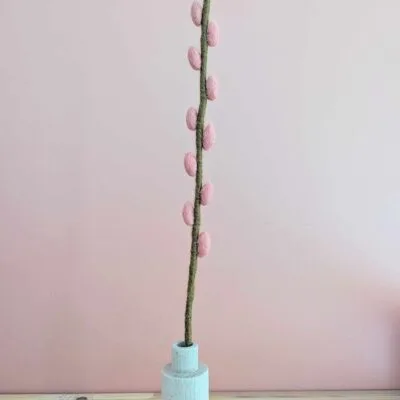 Branche de chatons de saule vieux rose de la marque Gry & Sif