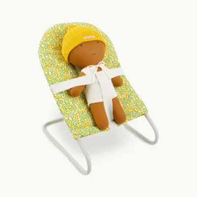 transat liberty pour big gommu et grand ours gommu, motif vert et jaune
