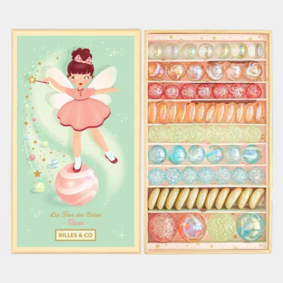 Grand coffret Trésor de la Fée Rose - Billes & Co