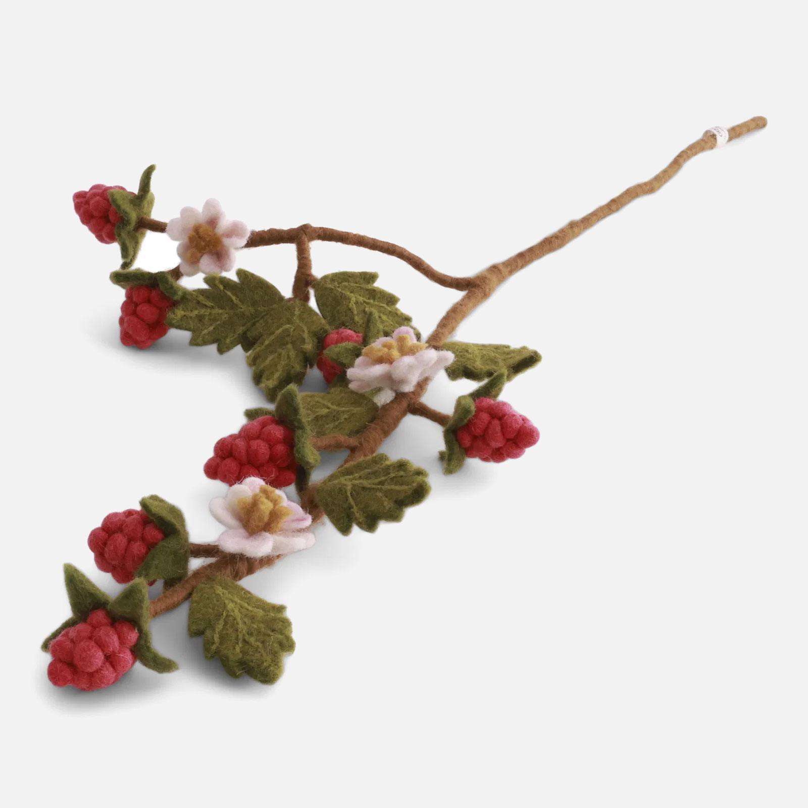 Branche de framboisier en feutre 60 cm – Gry & Sif – Image 2