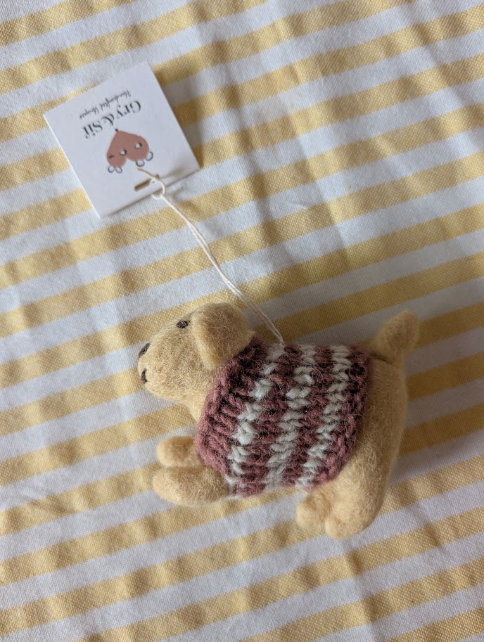 Labrador au pull tricoté à suspendre – Gry & Sif – Image 5