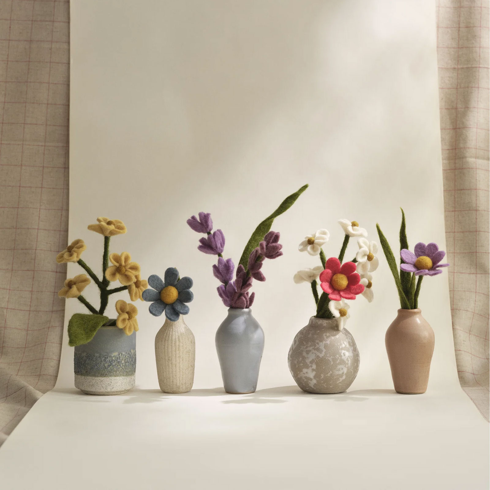 Myosotis en feutre – 18 cm – Image 4